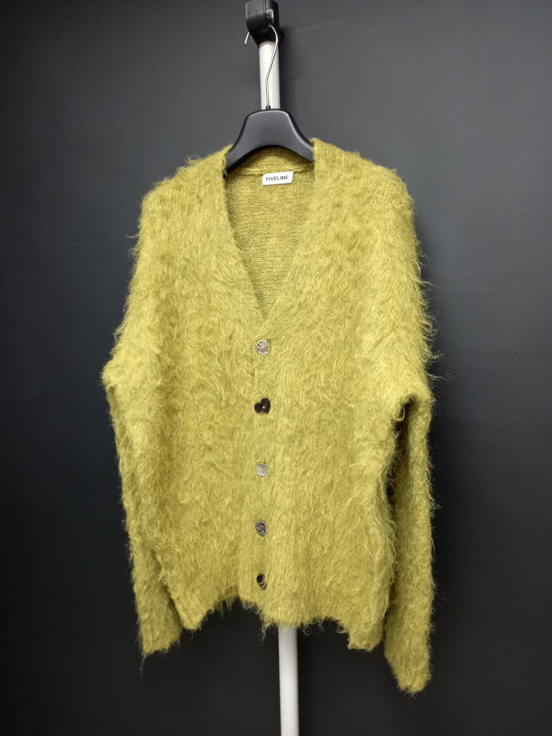 파이브라인 춘추동 울 모헤어 루즈박시핏 가디건 F 33-77 상품이미지3