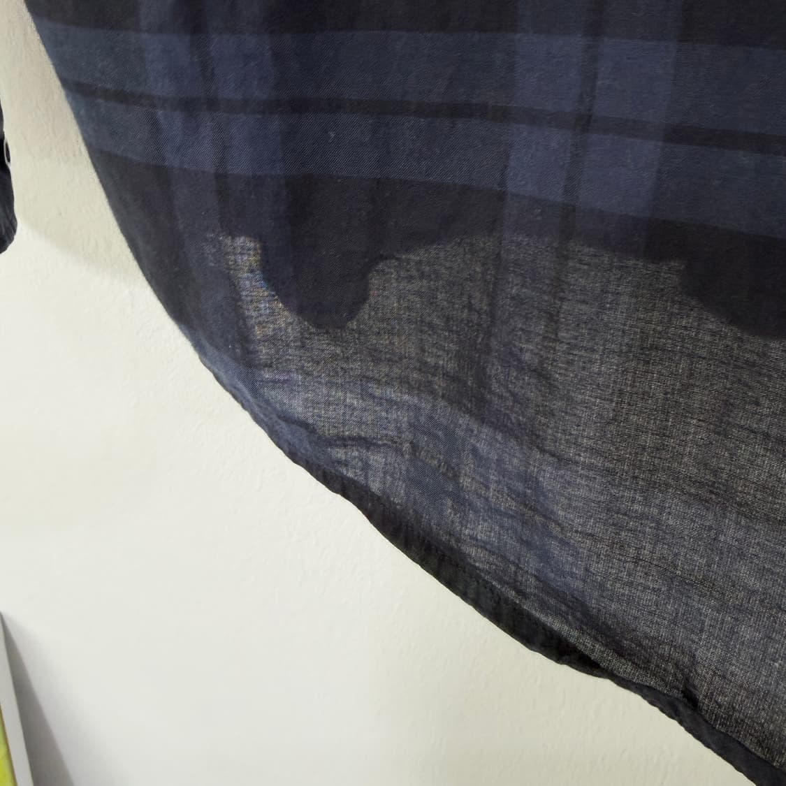 [S] COS 코스 블랙와치 타탄체크 린넨셔츠 상품이미지6