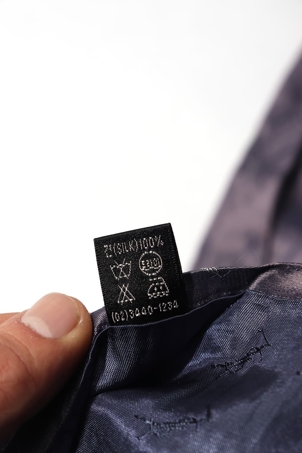 YSL 입생로랑 퍼플 실크 넥타이 상품이미지7