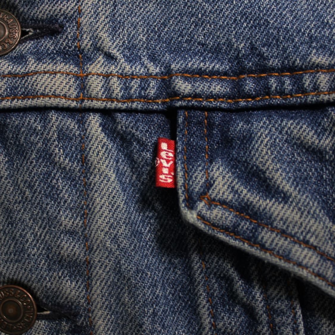 80's Levi’s 리바이스 USA 데님 트러커 자켓 L032 상품이미지4