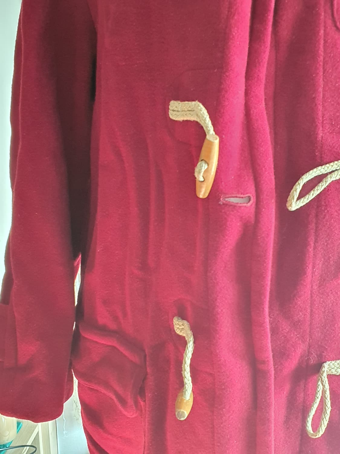 [y2k] 레드 후드 떡볶이 코트 도깨비 여주코트 상품이미지2