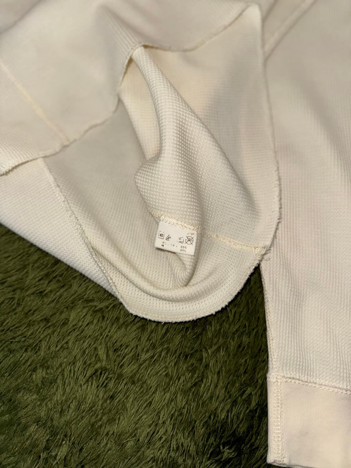 [S] 러셀 애슬레틱 재팬 블랙탑 모터사이클 굿즈 써멀 와플 롱슬리브 상품이미지7