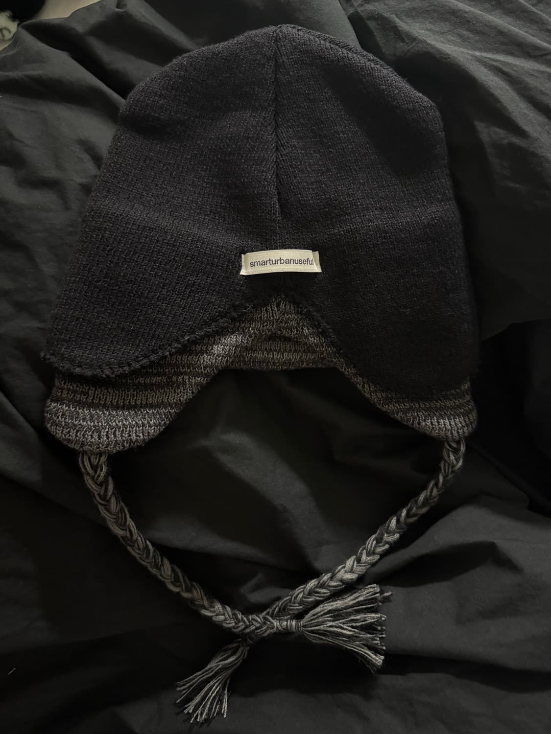 스마트어반유스풀(현 코이세이오) 더블트루퍼 비니 블랙 상품이미지2