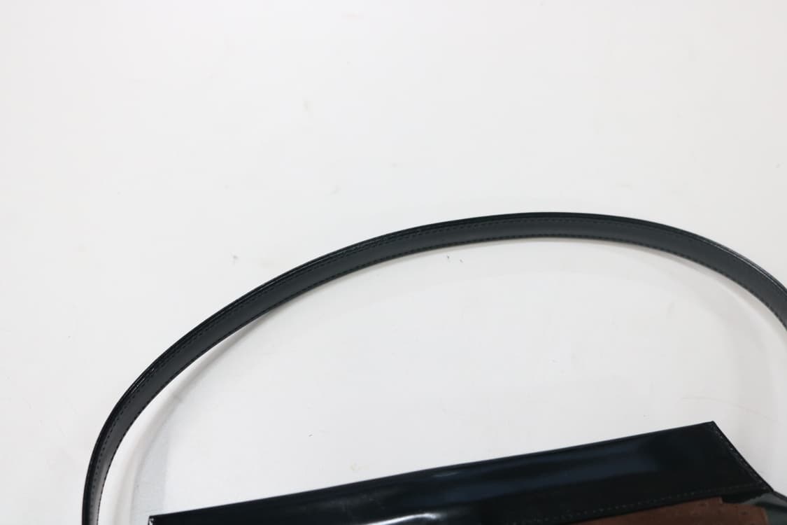 히로코 코시노 빈티지 스웨이드 콤비 에나멜 핸드백 상품이미지9