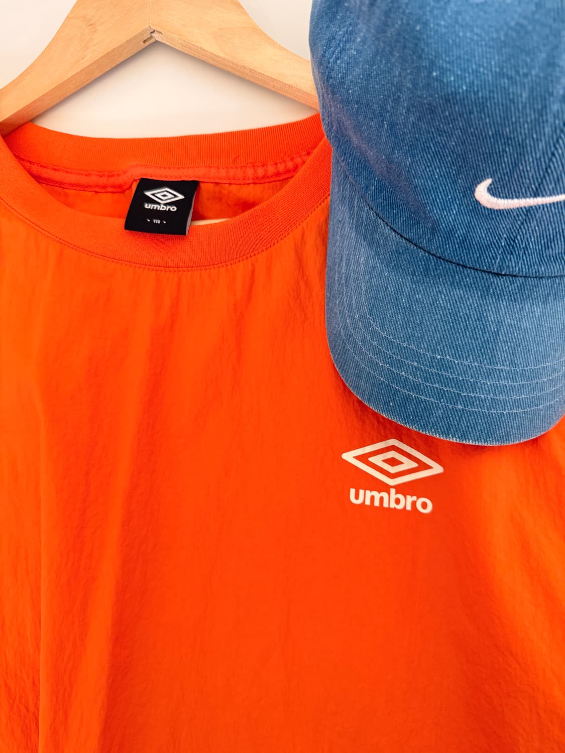 엄브로(Umbro) 빈티지 빅로고 바람막이 자켓  상품이미지1