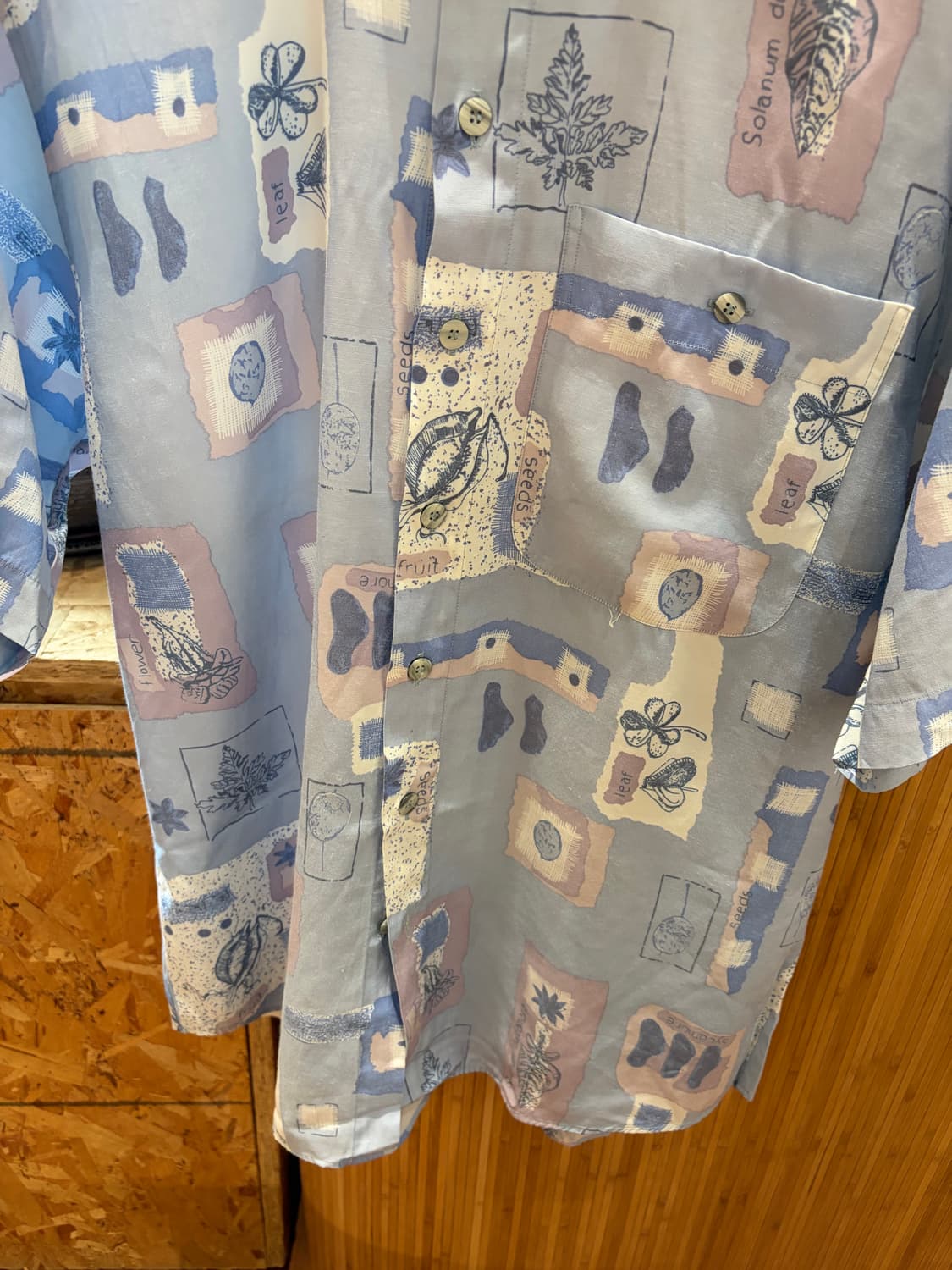 80s CLUB D'AMINGO Pattern Shirt 상품이미지5