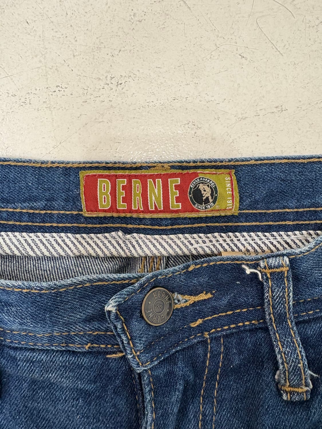 90's vtg Berne Dungaree carpenter Denim  상품이미지2