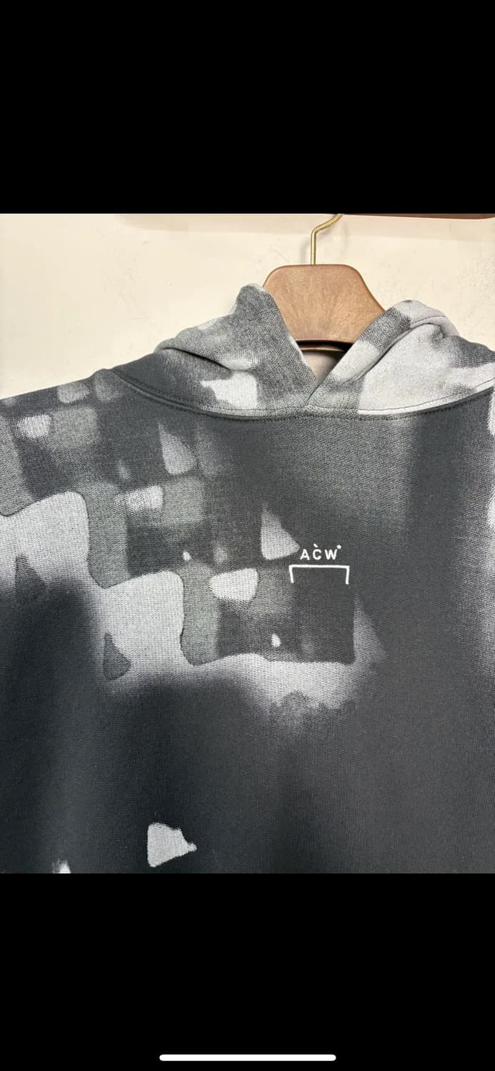 어콜드월 블랙 브러시 스트로크 후드티 H1719 상품이미지4