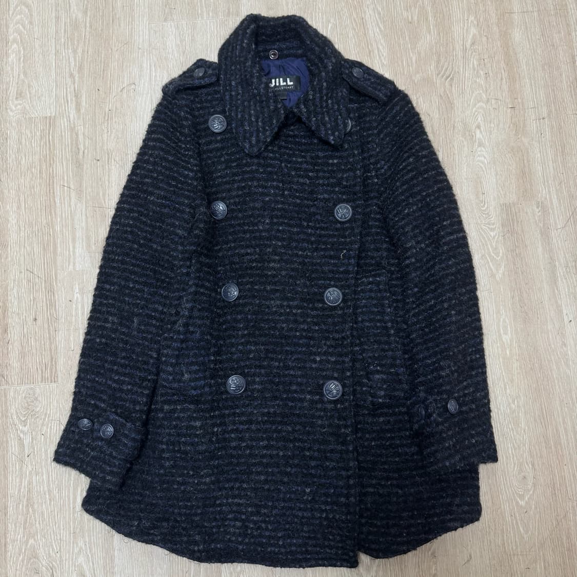 질바이 질스튜어트 뉴욕 여성 울 더플코트 S/90  상품이미지1