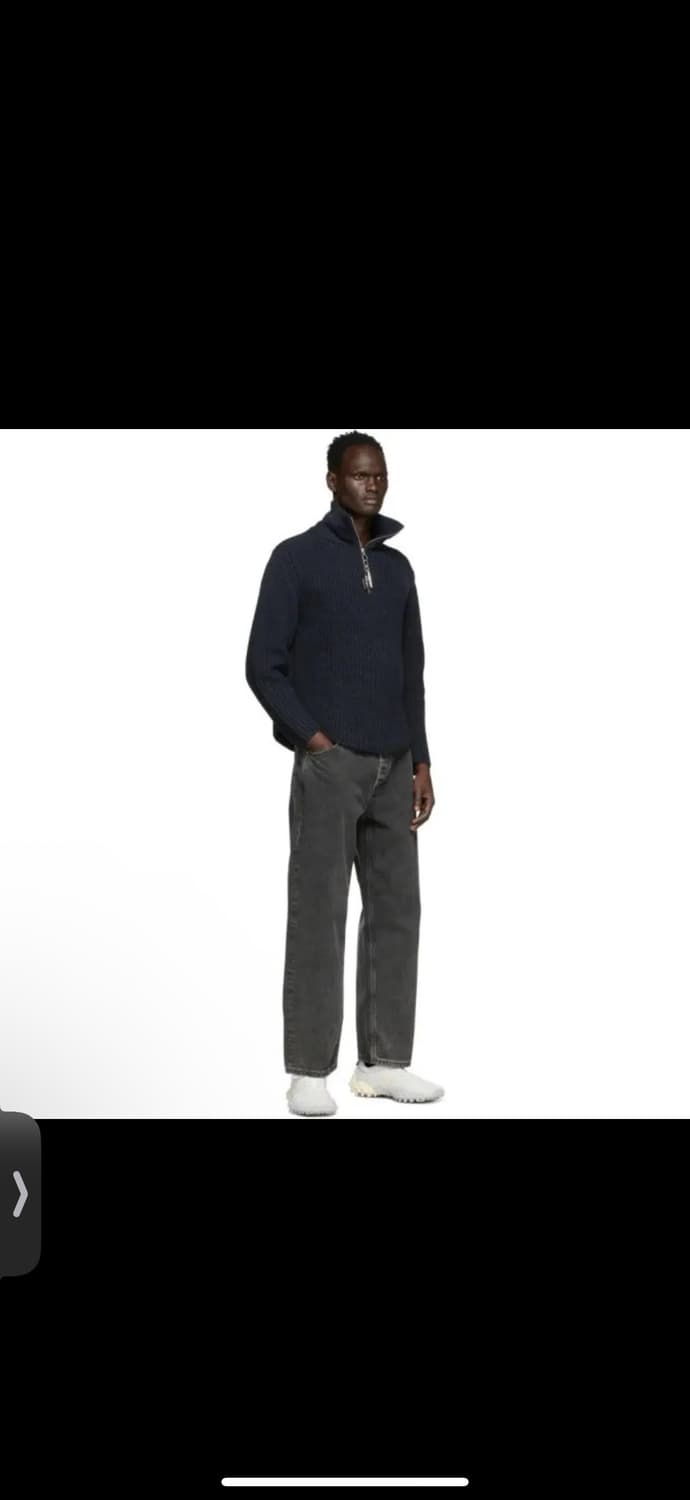 이티스 EYTYS 넵튠 반집업 니트 블랙  L-XL 상품이미지4