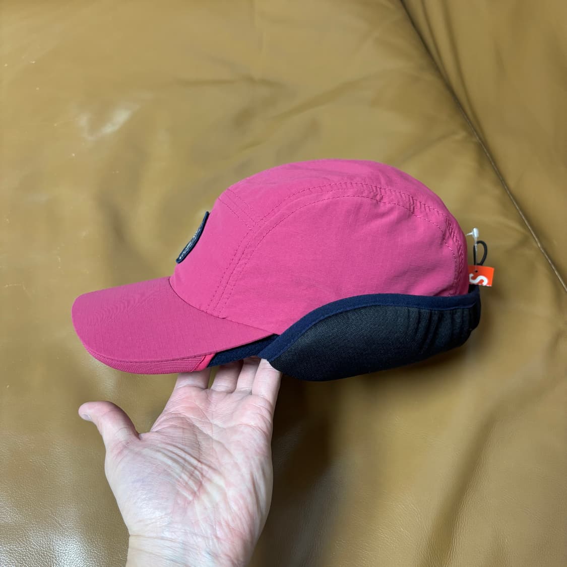 슈프림 팀버랜드 캠프캡 모자 이어플랩 투인원 버건디 상품이미지6