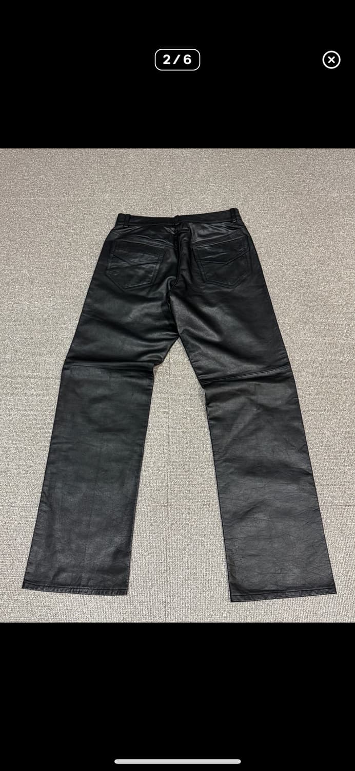 장폴고티에 아카이브 레더 팬츠M 상품이미지1