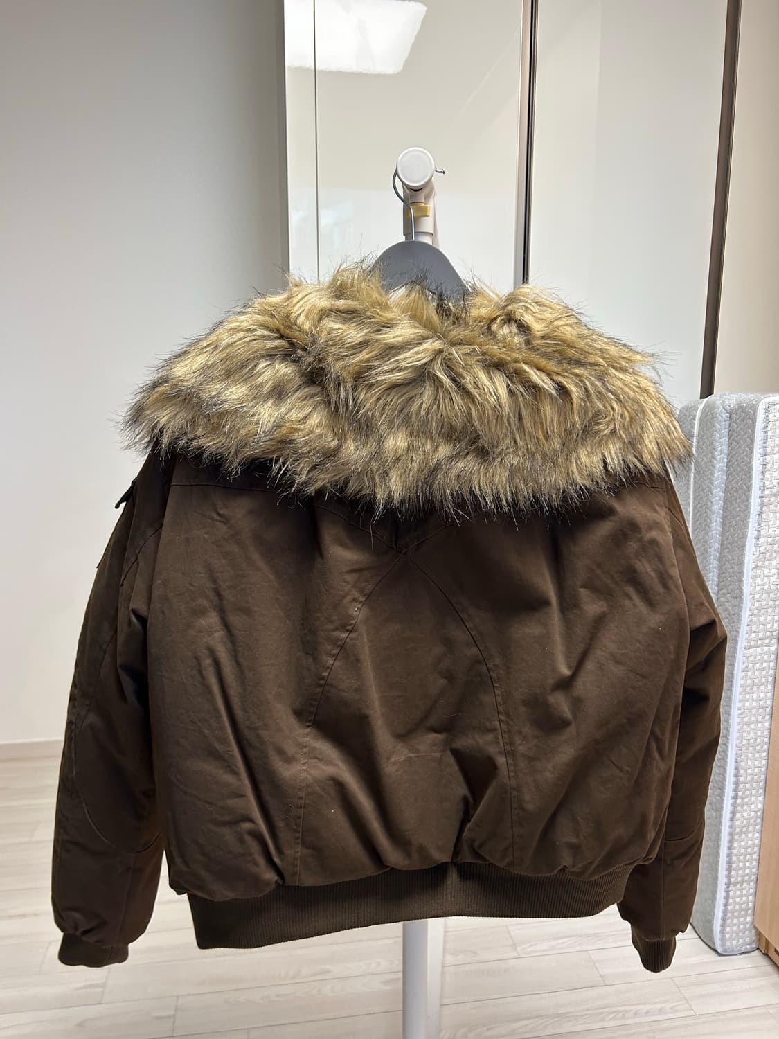 PROD brown faux down jacket 상품이미지4