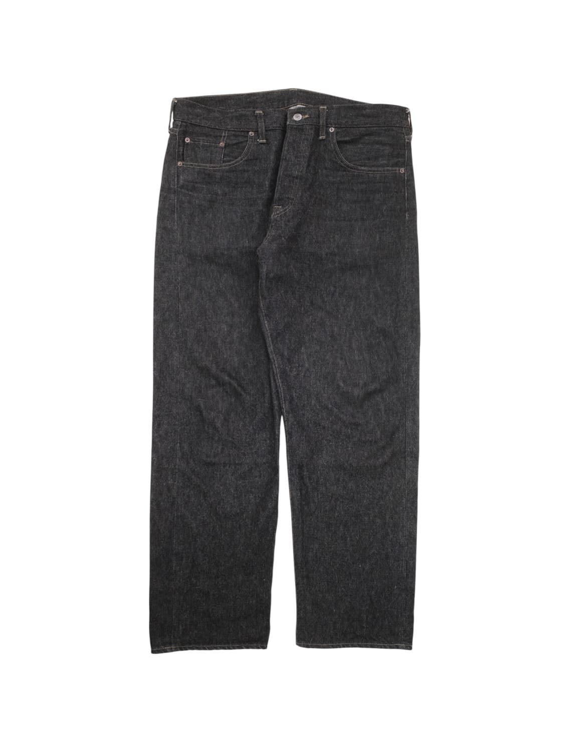 36)24s/s 아프레쎄 블랙 데님 팬츠 상품이미지1