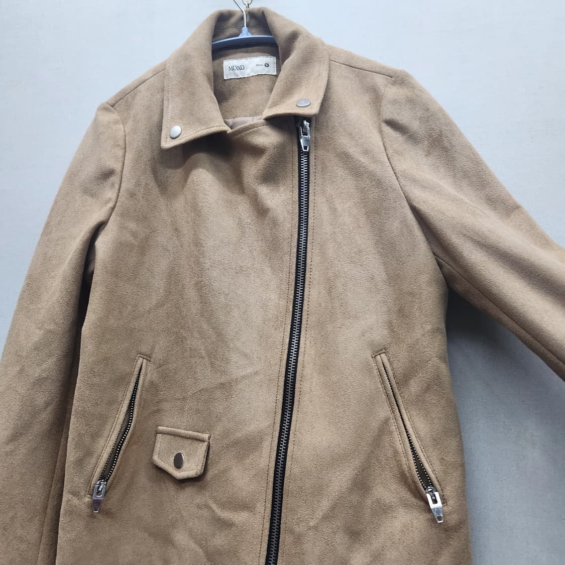 미쏘 스웨이드 라이더 자켓 S(M) 상품이미지3