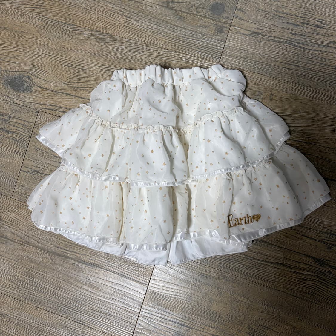 어스뮤직 캉캉치마 화이트 스커트 치마 갸루  상품이미지1