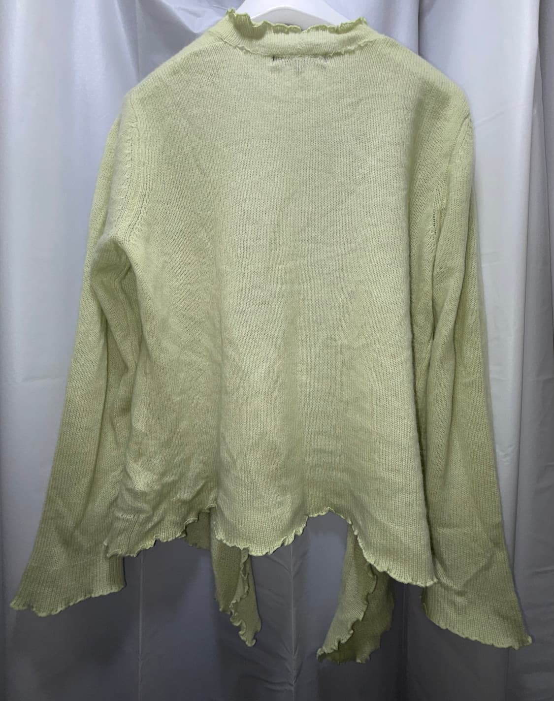 레몬그린 캐시미어 가디건 상품이미지2