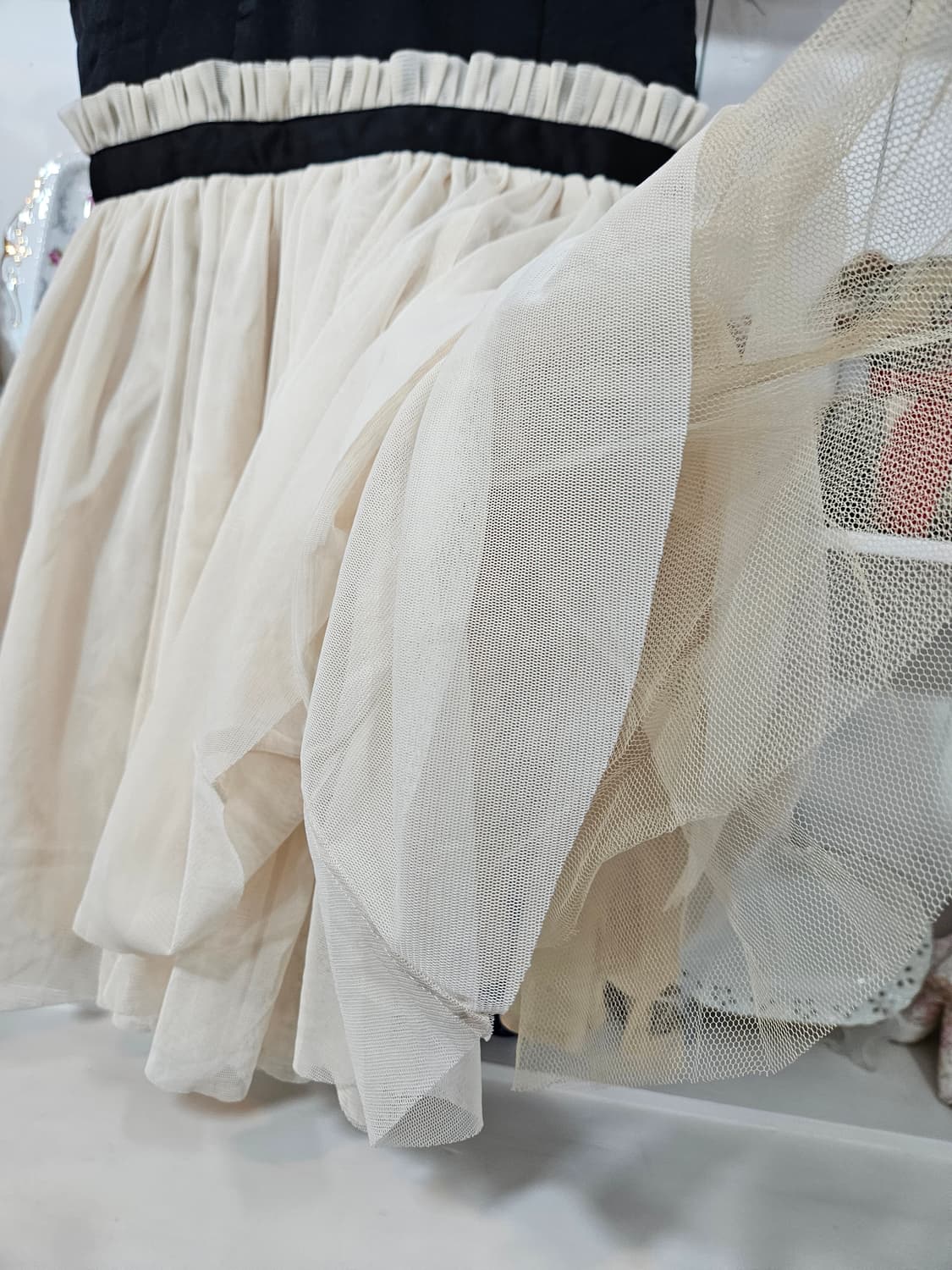 리본 튤 원피스 상품이미지4