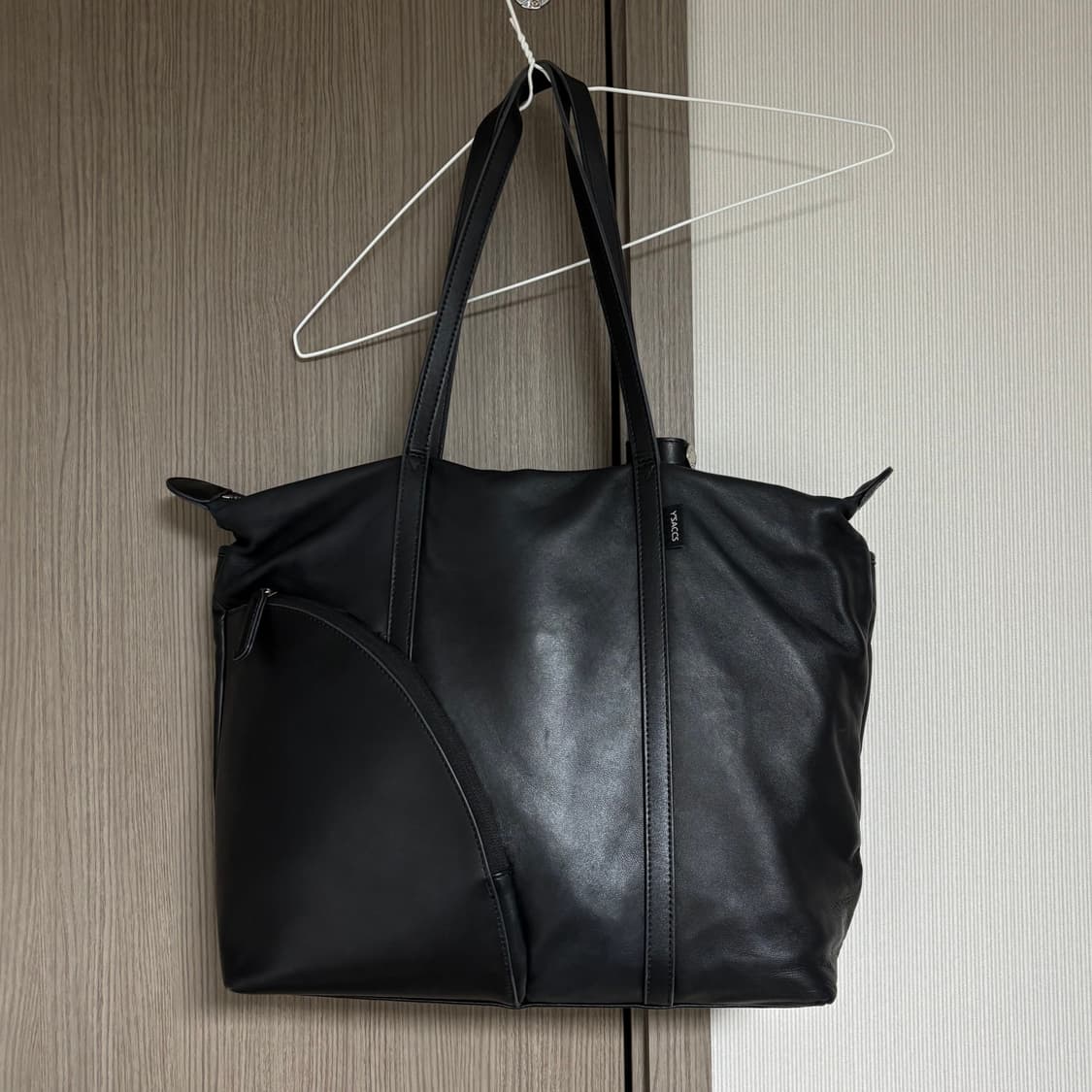 요지야마모토 레더 토트백 상품이미지1