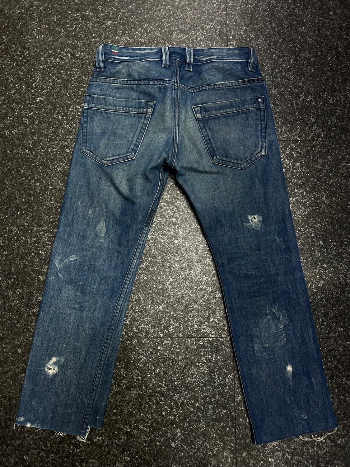디젤 Diesel PADDOP 데미지 워싱 데님 팬츠 청바지 28인치 상품이미지2