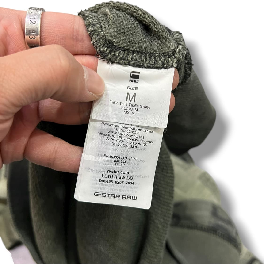  지스타로우 레터링 맨투맨 y14055 상품이미지7