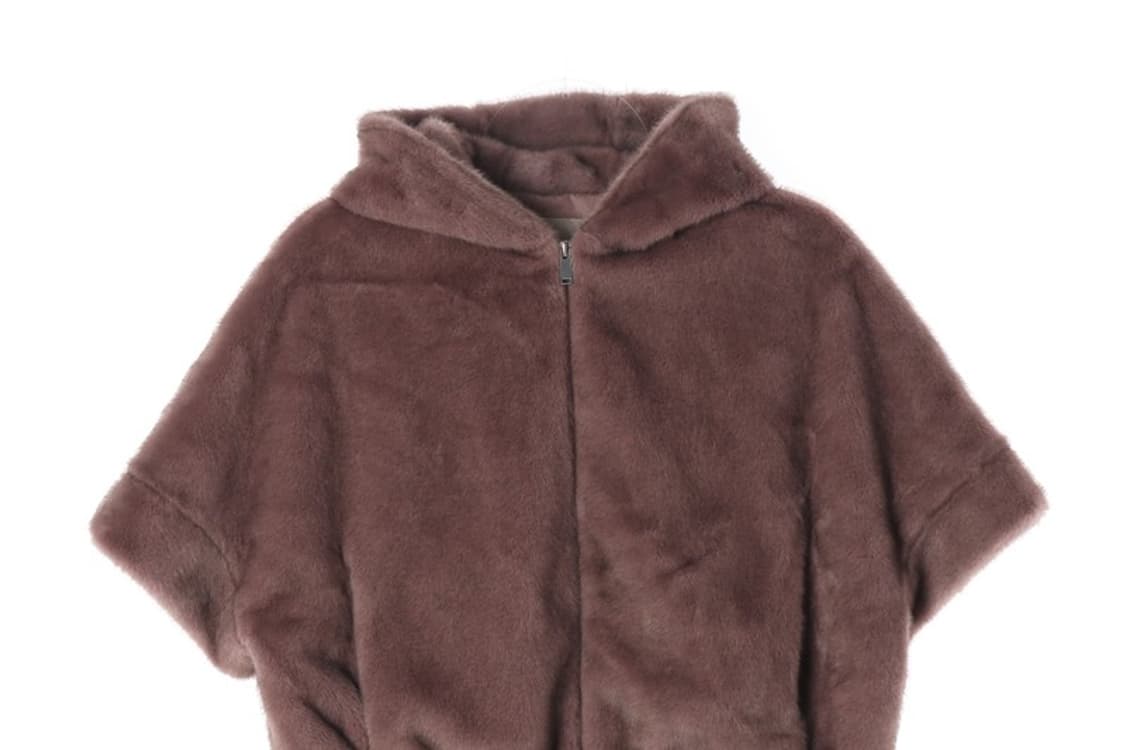 셀럽샵 소프트 에코 퍼 후드 자켓 S 상품이미지4