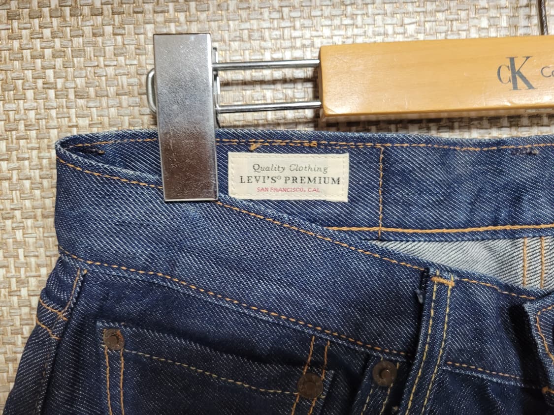 30인치 리바이스 501S 프리미엄 청바지 진청 아메카지  상품이미지5