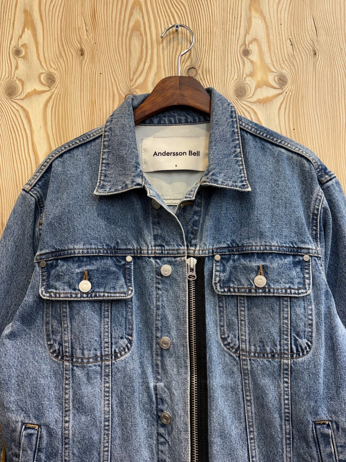 앤더슨벨 투웨이 데미지 데님자켓 상품이미지3