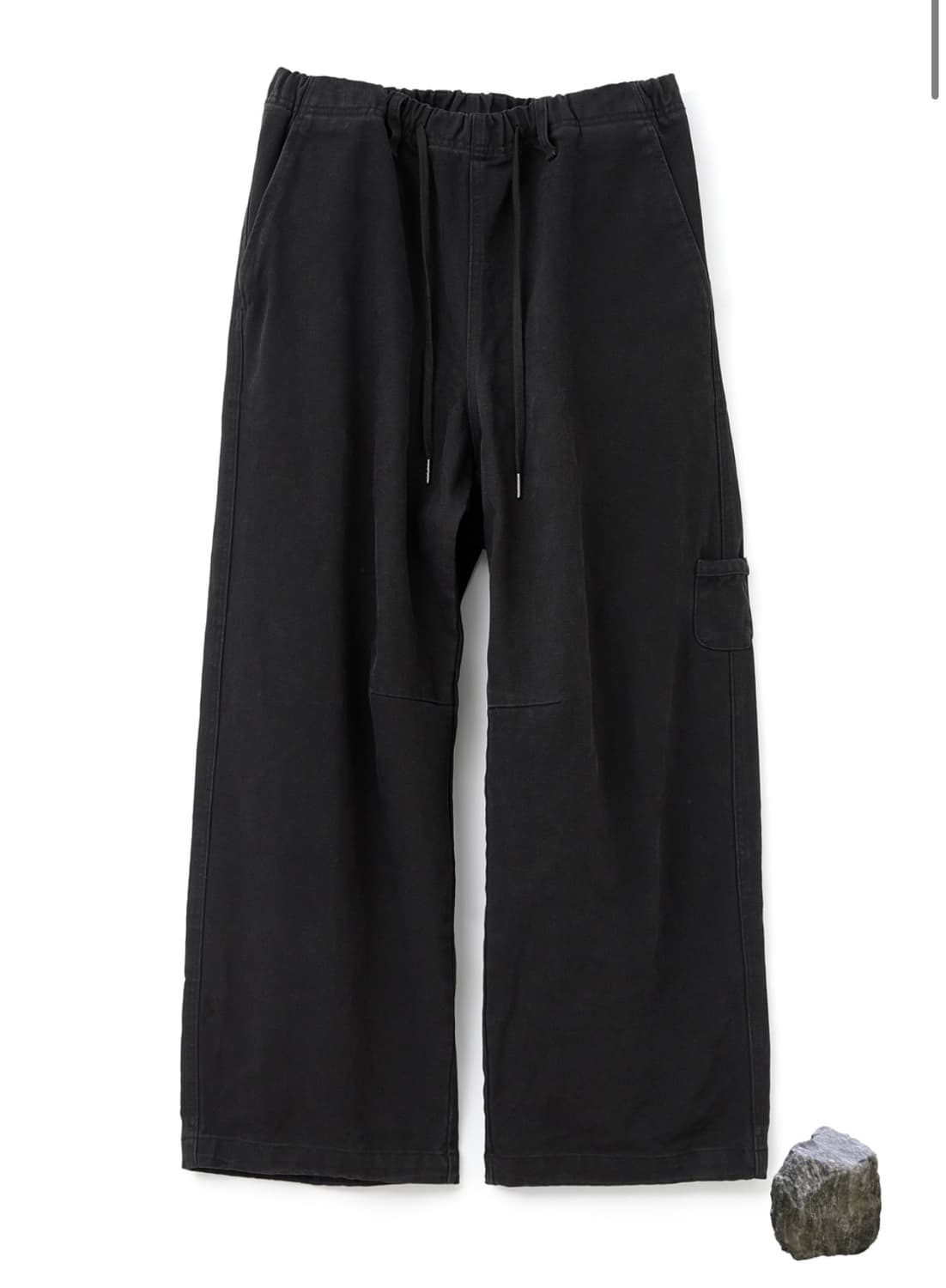 Hatchingroom over duck pants washedblack 상품이미지1