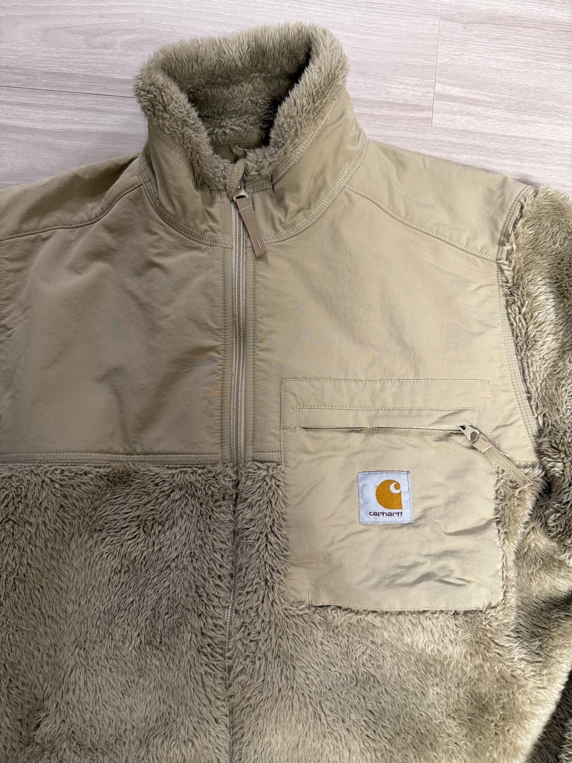 칼하트 쉐르파 플리스 자켓 베이지 상품이미지2