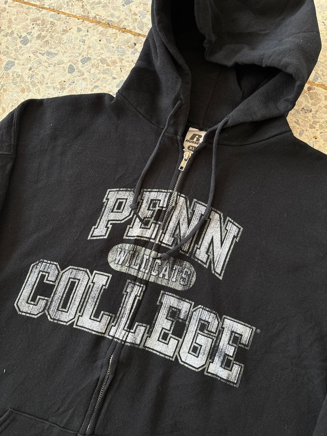 러셀 후드집업 블랙 상품이미지5