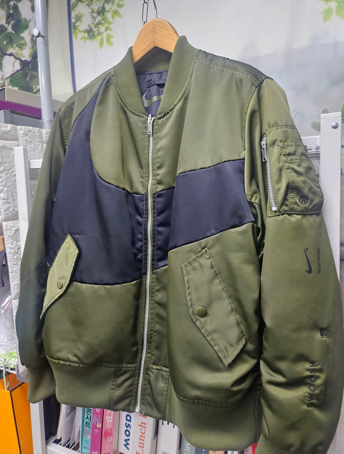 나이키 빅스우시 항공패딩점퍼 105 써마핏 양면 봄버자켓 블루종 XD42 상품이미지2