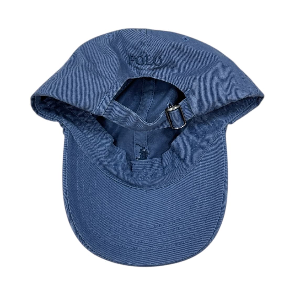 폴로랄프로렌 포니 코튼 치노 볼캡 모자 블루 상품이미지3
