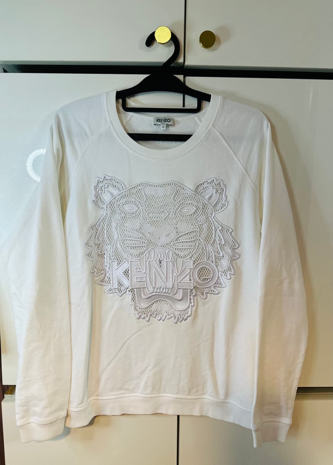 KENZO 겐조 화이트 타이거 맨투맨 S 상품이미지1