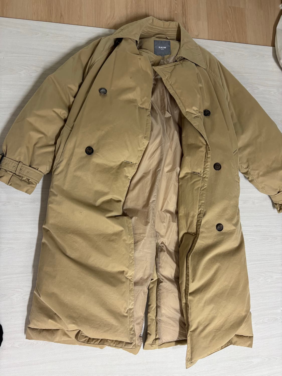 라움 남성 트렌치 패딩 상품이미지1
