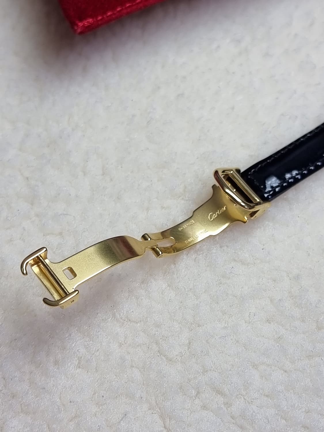 까르띠에 머스트 트리니티 블랙로만 디버클 여성시계 99년 상품이미지4