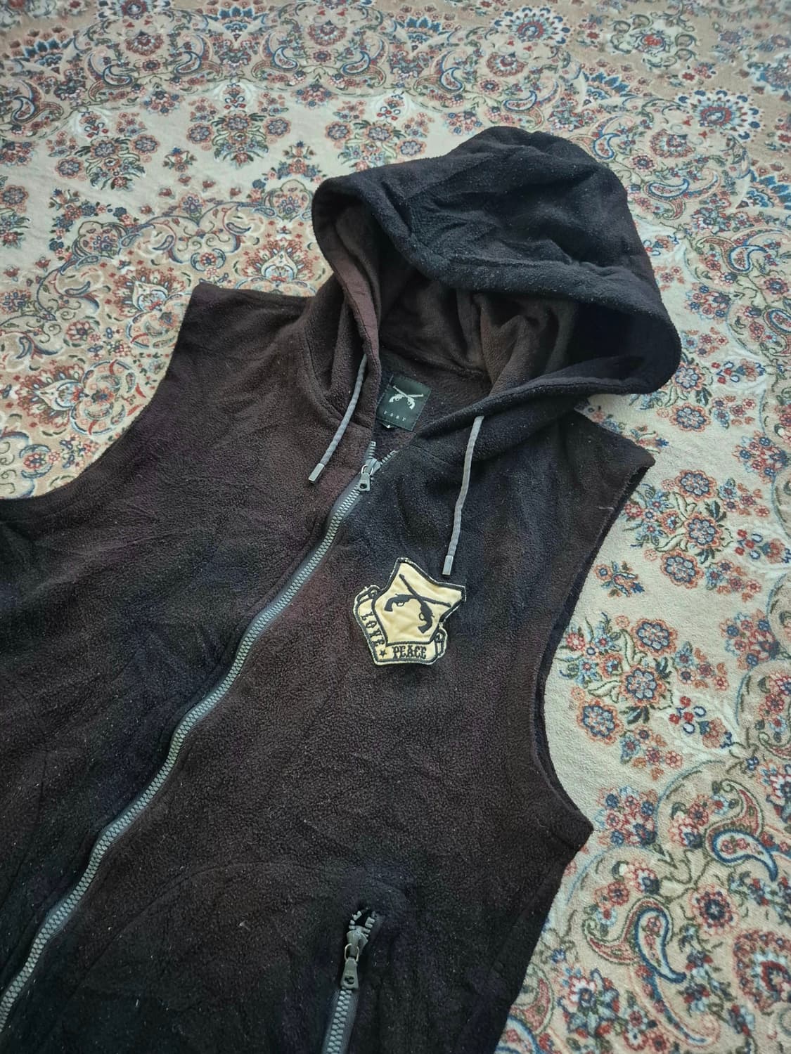 00s roar 타이다이 플리즈 후드 베스트. 상품이미지2