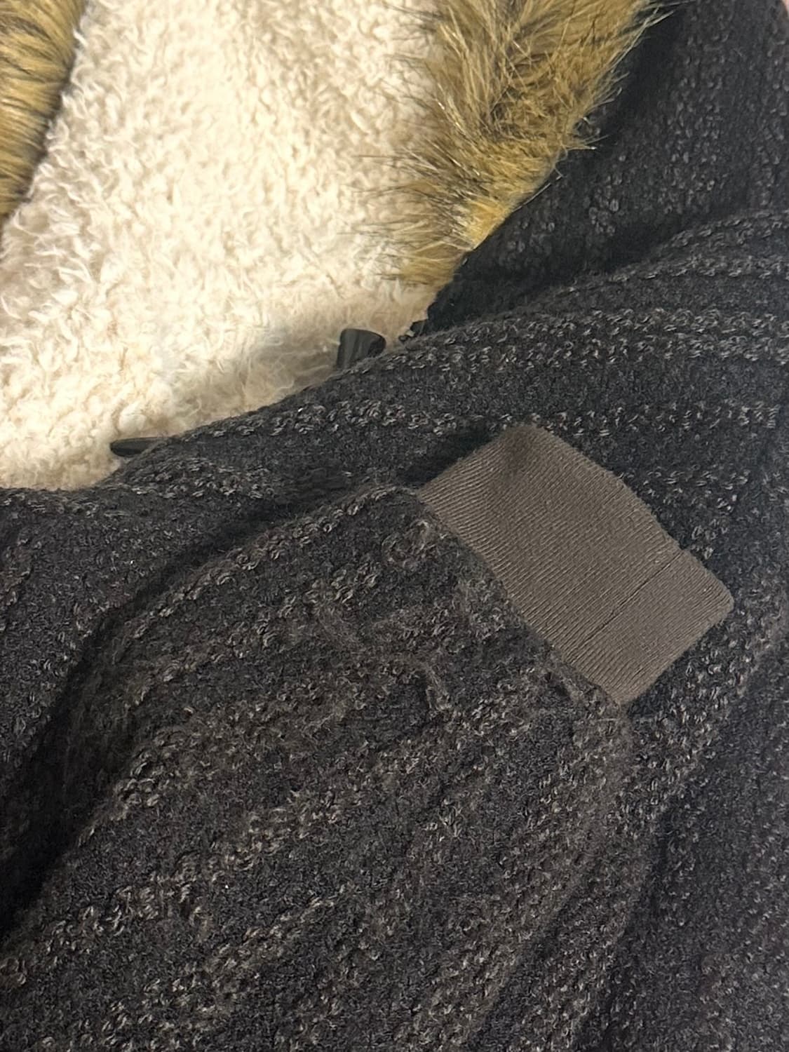 인앤양인하모니 니트 후드 자켓 브라운 knit hooded jacket 상품이미지8