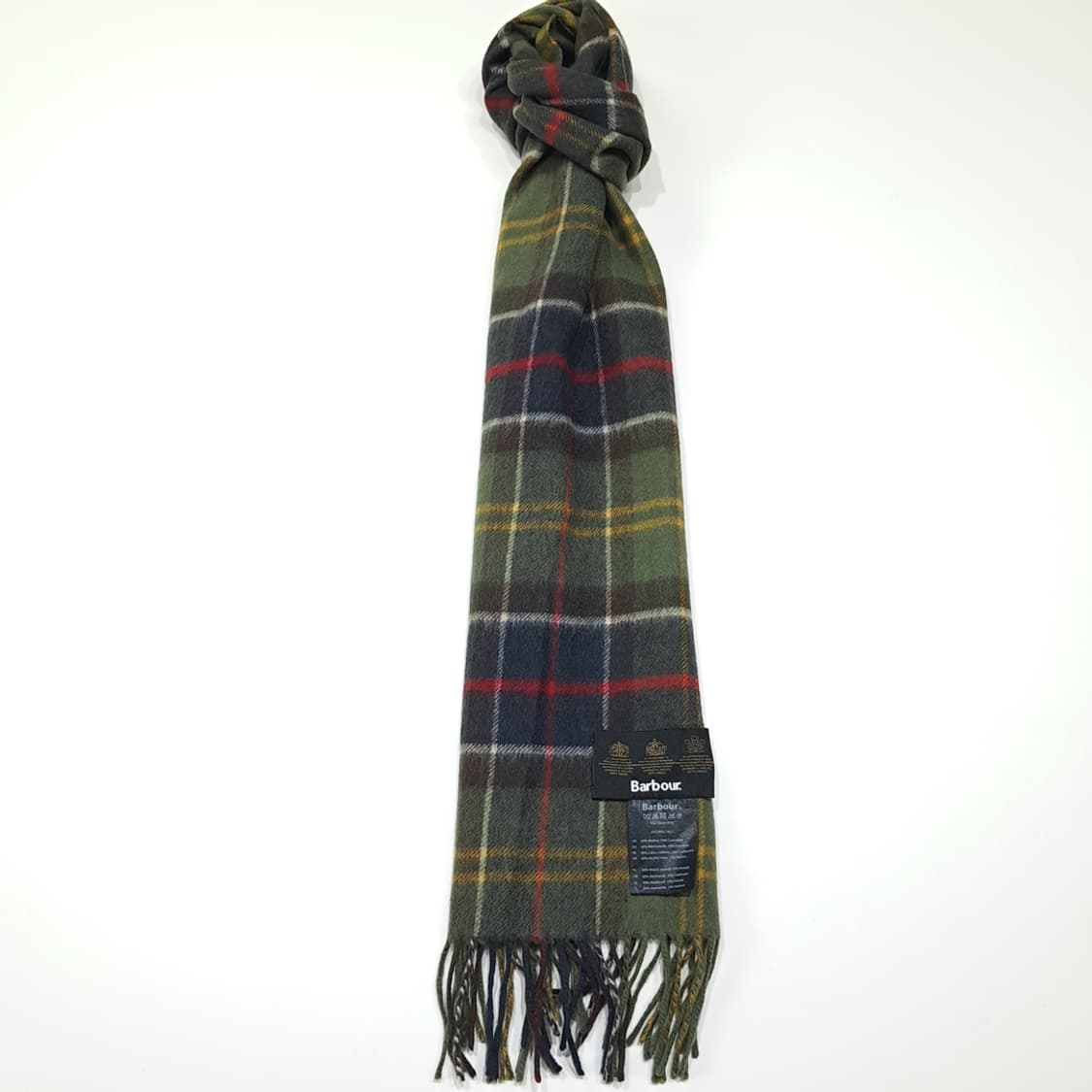 MX393 바버 3-워런트 메리노 & 캐시미어 블렌드 클래식 타탄 체크 상품이미지5