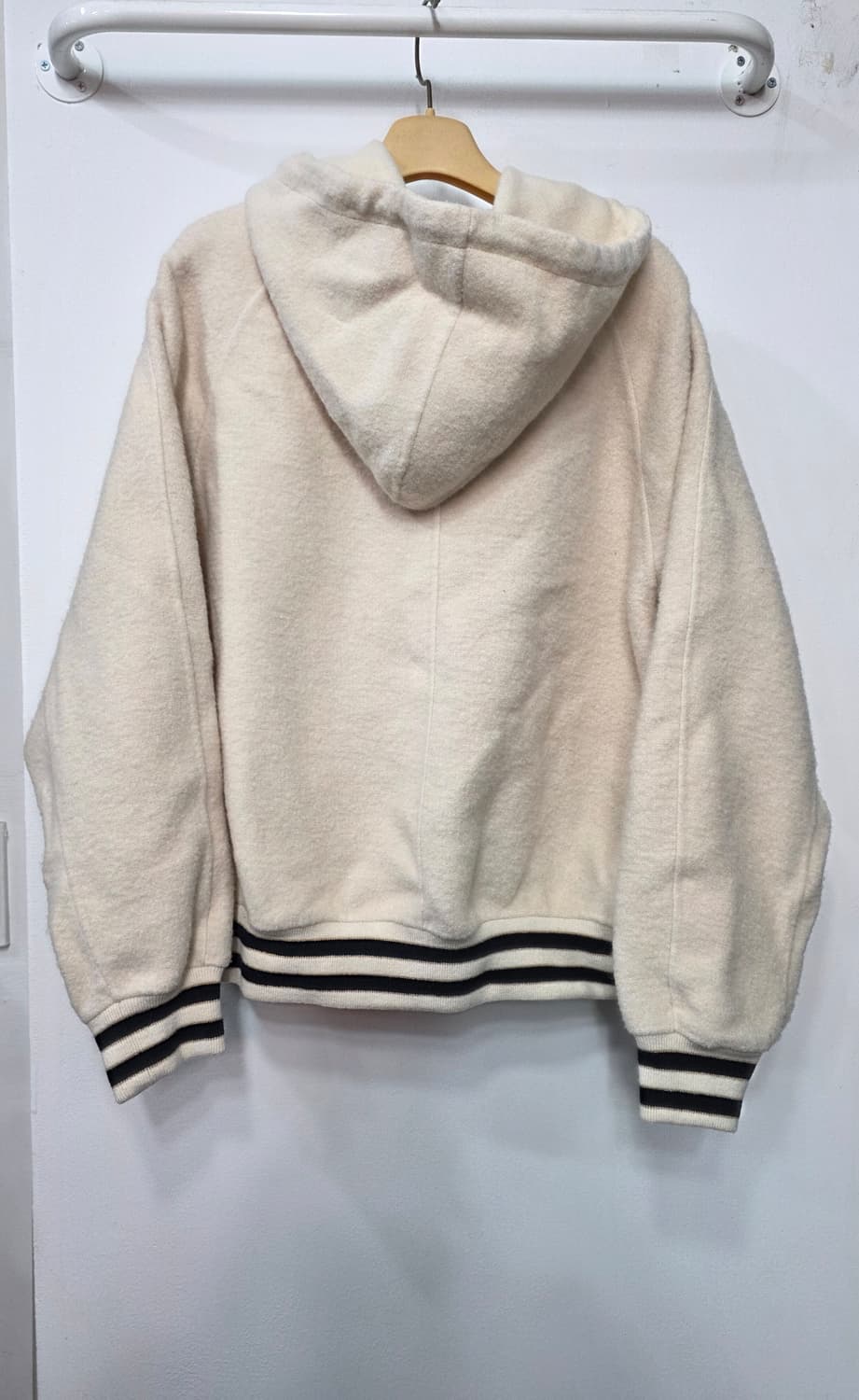 지컷 여성  모직 후드점퍼 상품이미지2