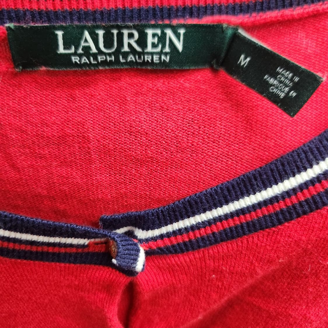 로렌 랄프로렌 로고와펜 가디건 M(S~M) 상품이미지5