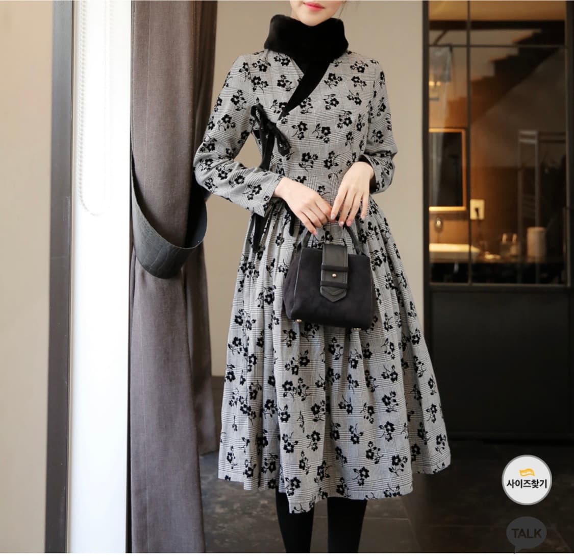 새상품 시크라인 소담소담 철릭원피스 상품이미지3