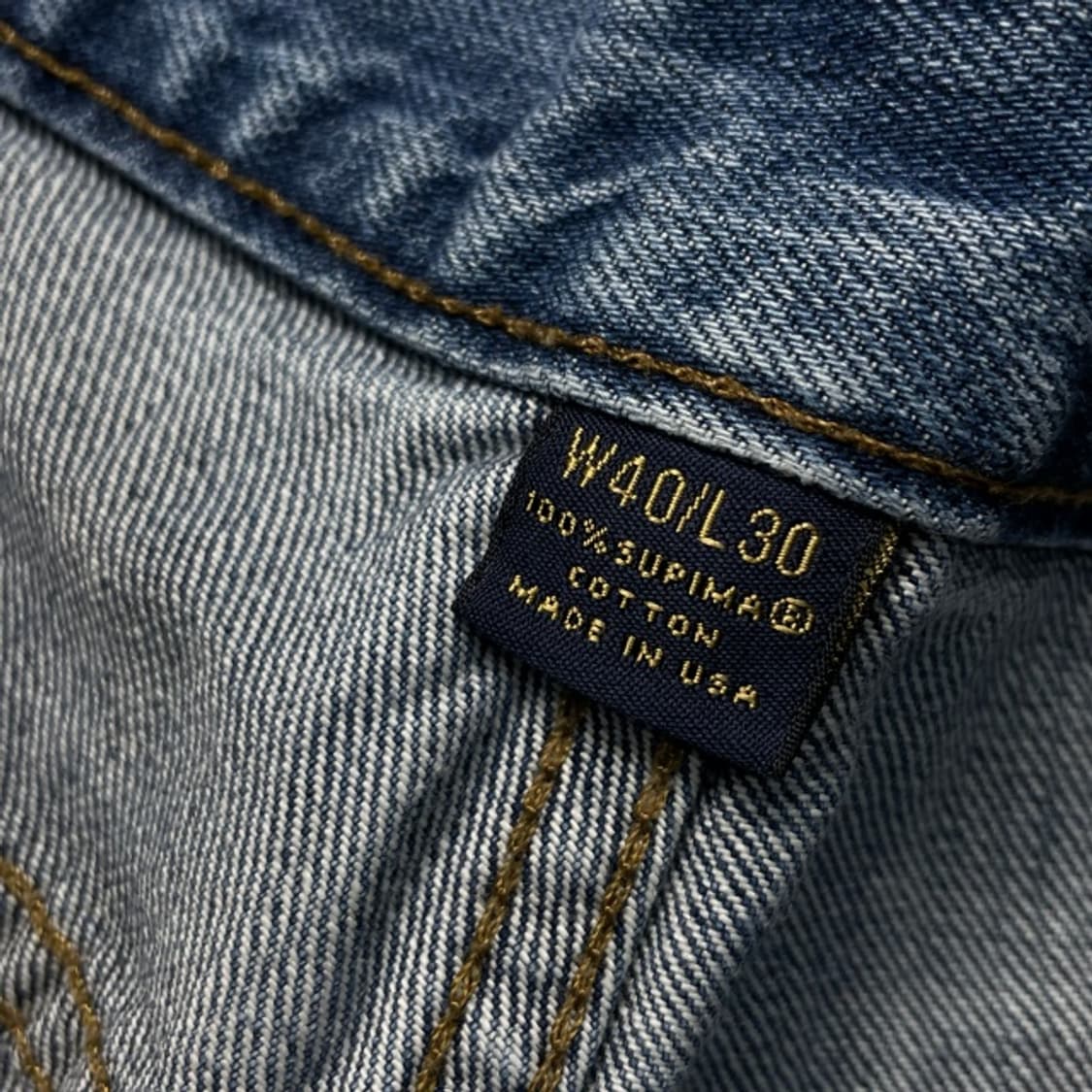 38 브룩스브라더스 와이드 데님팬츠 상품이미지3