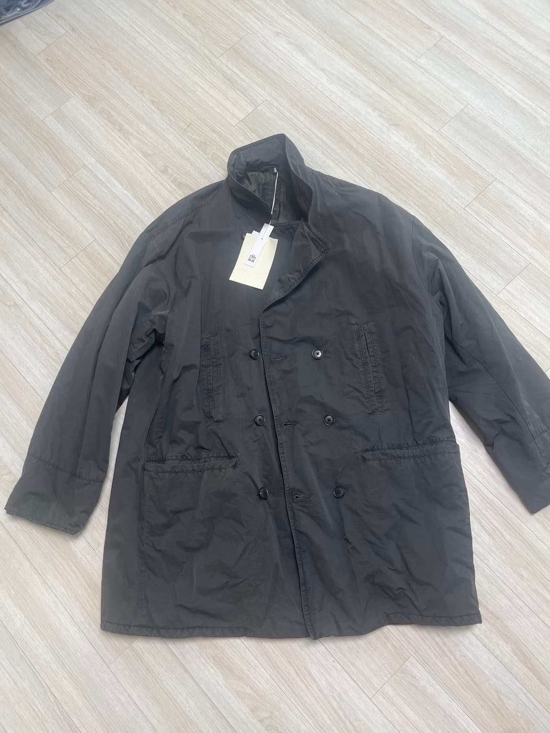 폴리테루 스프링 피코트 다크올리브 3사 판매or교환 상품이미지2