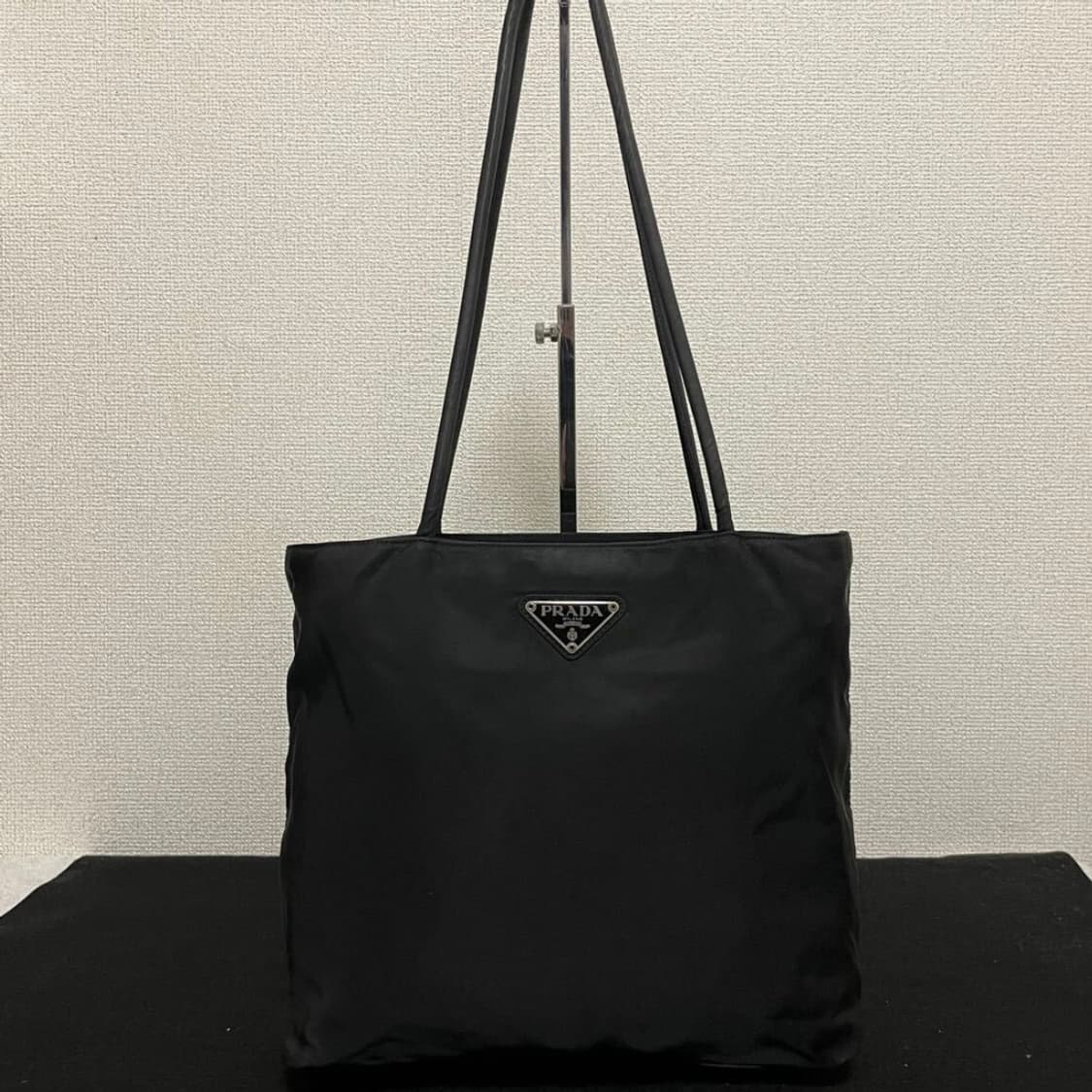 프라다 블랙 나일론 숄더백 상품이미지2