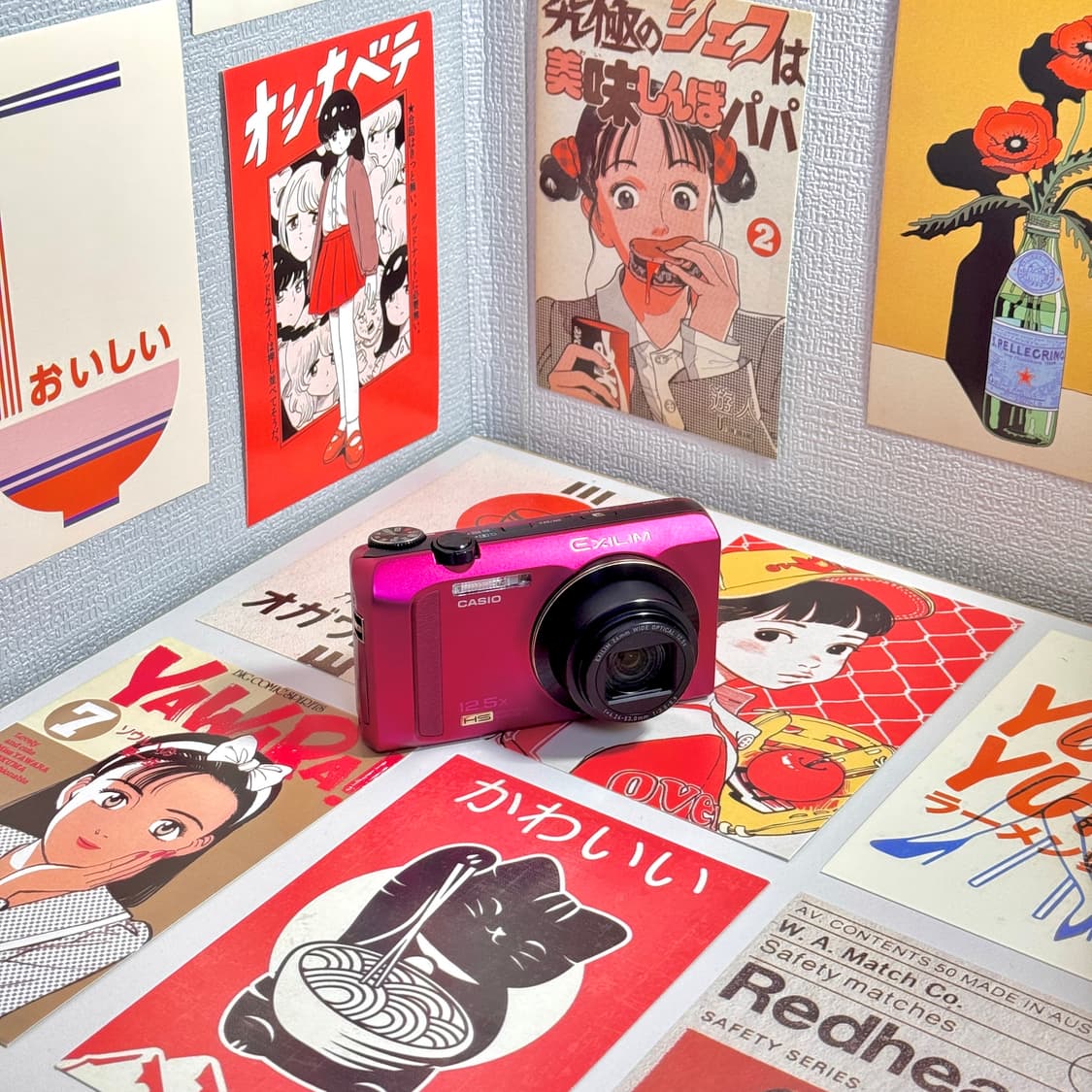 카시오 엑슬림 EX-ZR200 핑크 빈티지디카 상품이미지1