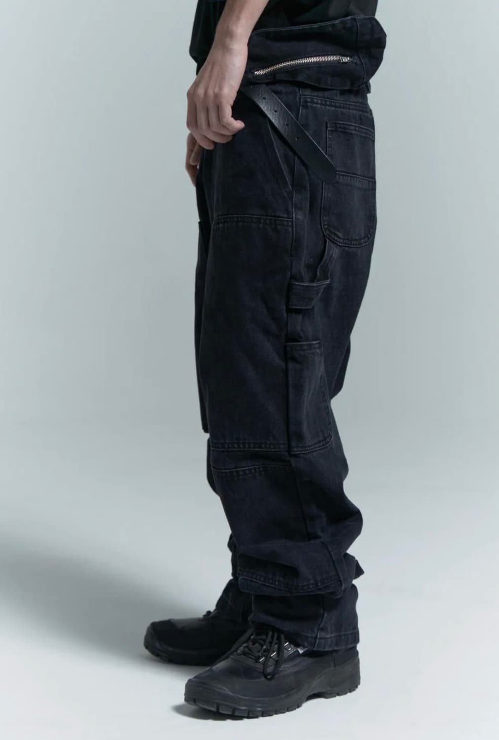MPa DOUBLE KNEE PANTS (BLACK) 상품이미지2