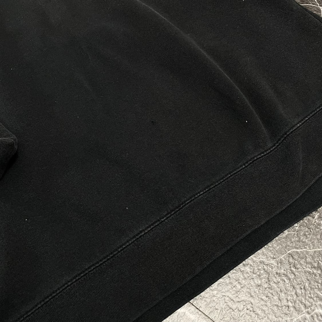 L 스투시 스탁로고 블랙 맨투맨 상품이미지8