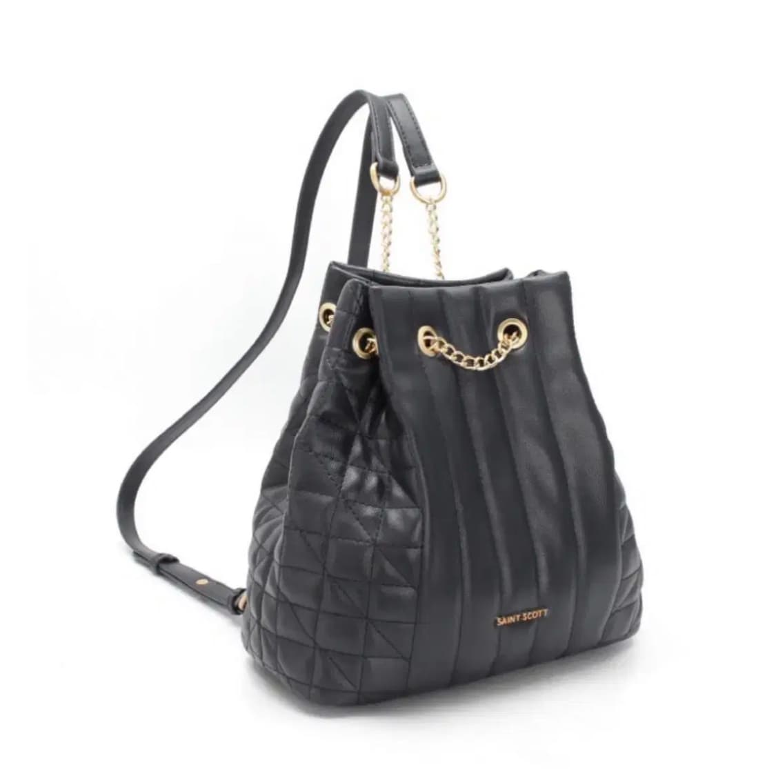 세인트스코트 코린 퀼팅 백팩 블랙 상품이미지3