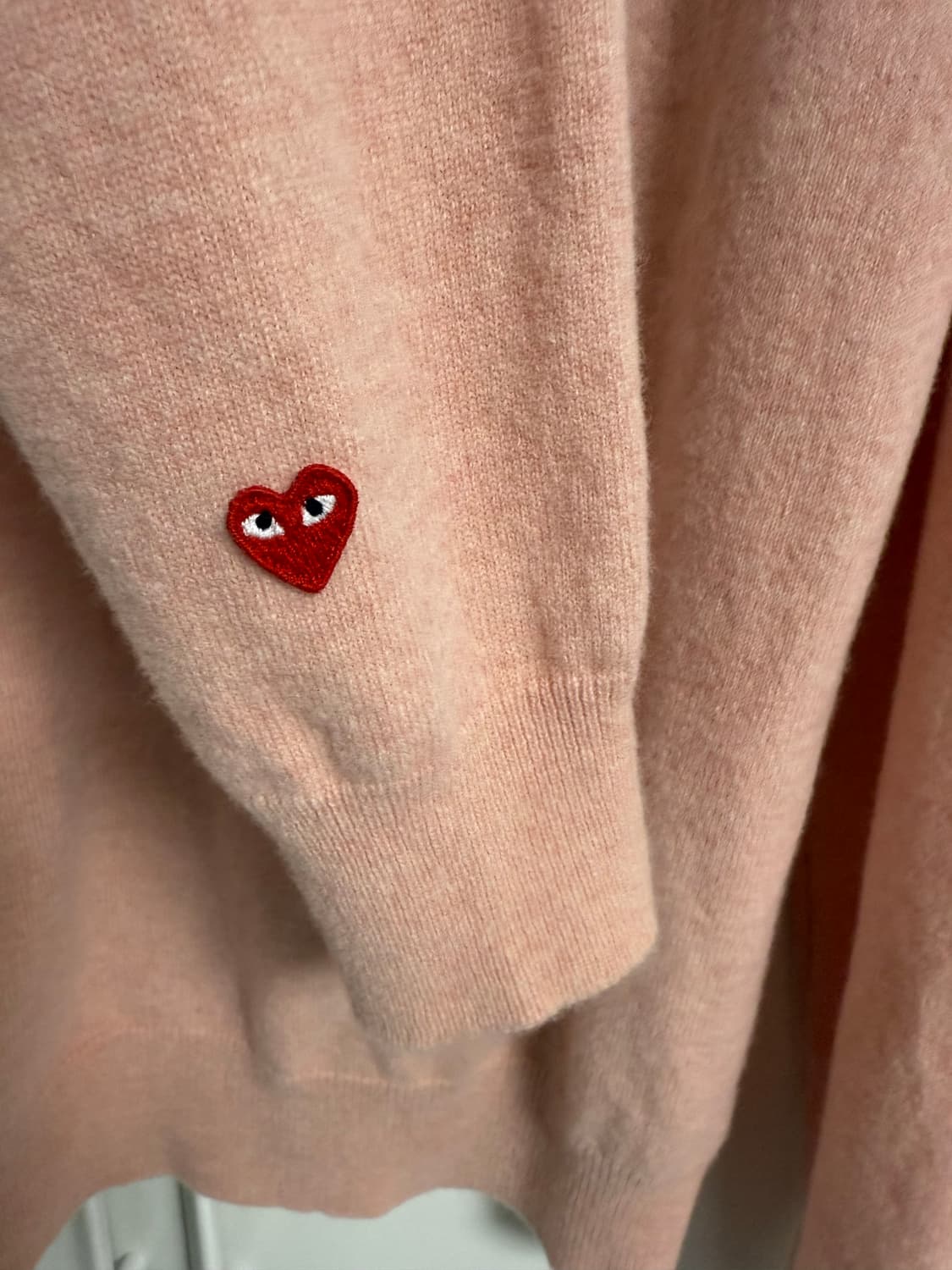꼼데가르송 스몰 하트 가디건 상품이미지3
